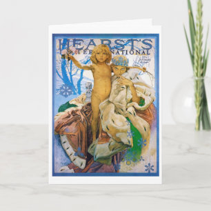 Magazine Cover, Alphonse Mucha Card