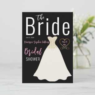Magazine Cover Bridal Shower Invitation
