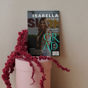 Magazine Cover Photo Graduation Announcement
