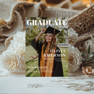 Magazine Cover Photo Graduation Announcement