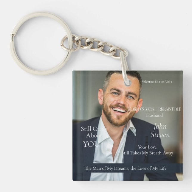 Magazine cover World’s Most Irresistible Husband  Keychain (Front)
