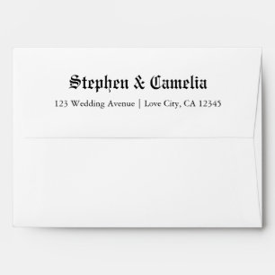 Magazine Editorial Newspaper Wedding Photo Envelope