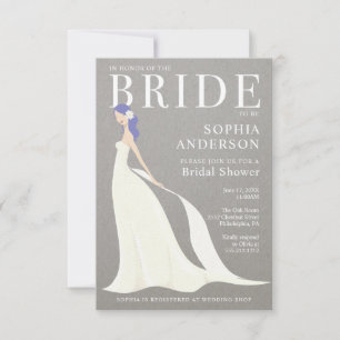 Magazine nuptiale Élégante invitation à la douche