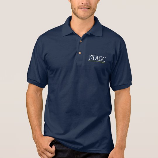 MAGC Logo Polo Shirt - Navy Blue