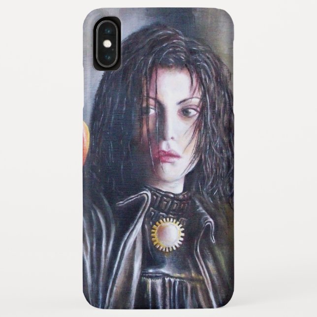 MAGDALEN AND POMEGRANATE Black White Red Case-Mate iPhone Case (Back)