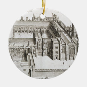 Magdalen College, Oxford, from 'Oxonia Illustrata' Ceramic Ornament