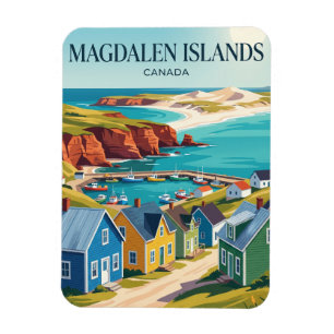 Magdalen Islands Canada Magnet