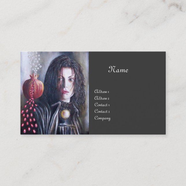 MAGDALEN MONOGRAM BUSINESS CARD (Front)