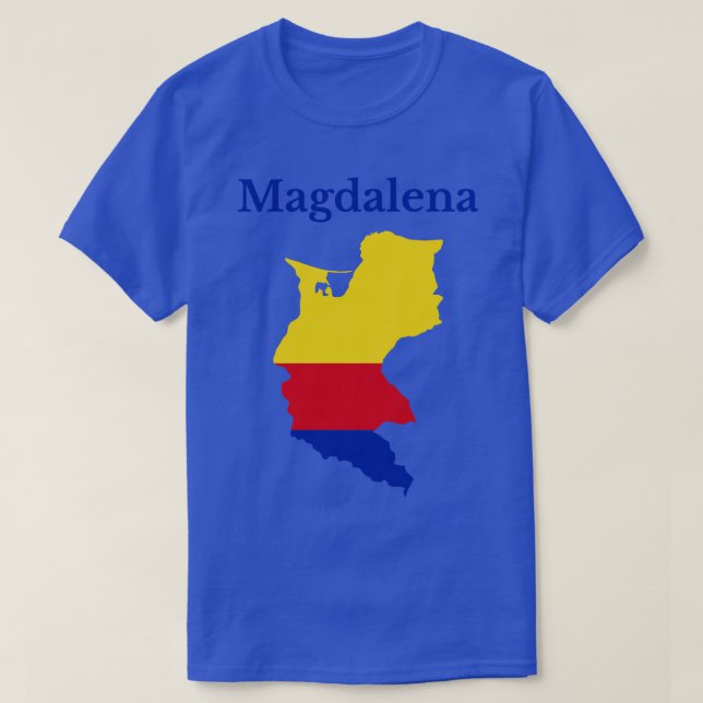 Magdalena Department Map Colombia T-Shirt (Design Front)