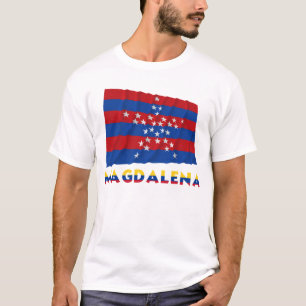 Magdalena Waving Flag with Name T-Shirt