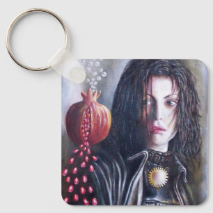 MAGDALENE AND POMEGRANATE KEYCHAIN
