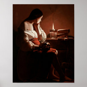 Magdalene with the Smoking Flame, La Tour Poster