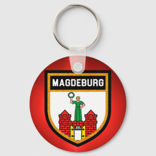 Magdeburg Flag Keychain