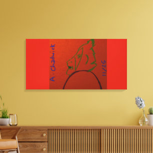 Mage Elder Character Art Canvas Print