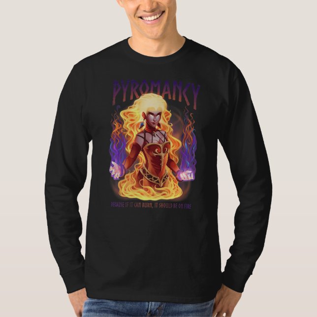 Mage Player Character Role Playing Game  Rpg T-Shirt (Front)