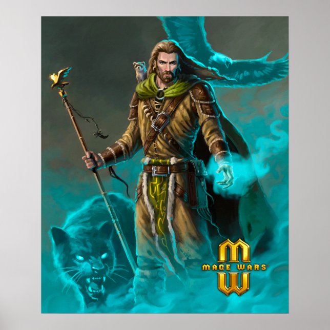 Mage Wars® Beastmaster of Straywood Poster (20x24) (Devant)