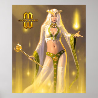 Mage Wars® Priestess of Westlock Poster (20x24)