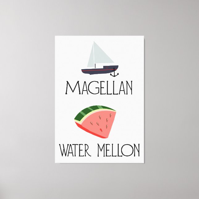 Magellan Water Melon Canvas Print (Front)