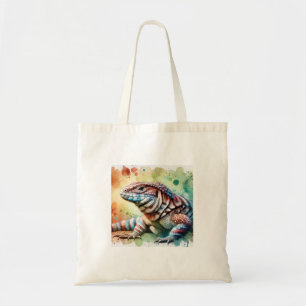 Magellanic lizard 070824AREF122 - Watercolor Tote Bag