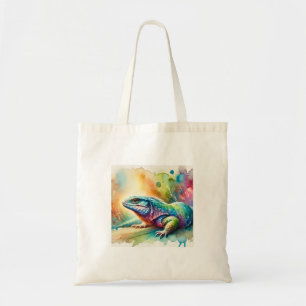 Magellanic Lizard 120924AREF105 - Watercolor Tote Bag