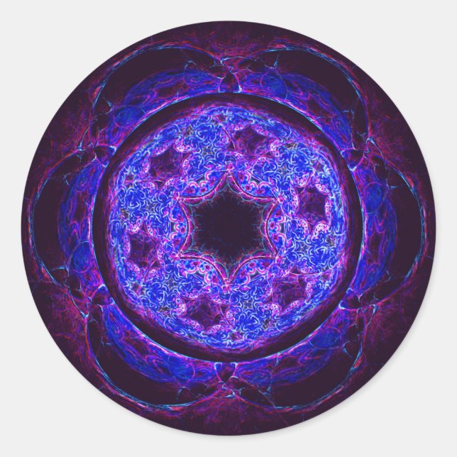 Magen Alef Classic Round Sticker (Front)