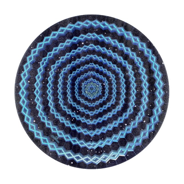 Magen David And Diamonds Cutting Board (Front)