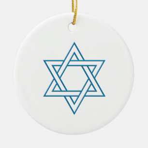 Magen David Ceramic Ornament