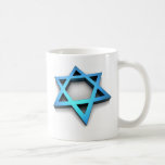 Magen David Coffee Mug<br><div class="desc">An illustration of the Jewish mythical symbol: The "Magen David" (David's shield, "star of David"). The Shield of David is a generally recognized symbol of Jewish identity and Judaism. A popular folk tale etymology has it that the Star of David is literally modelled after the shield of the young Israelite...</div>