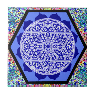 Magen David Petals Tile