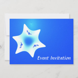 Magen Lavan (White Star) Invitation