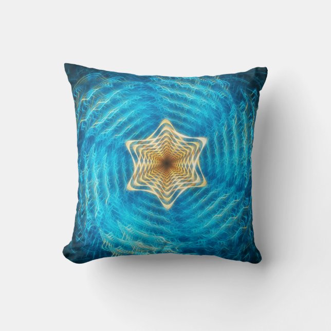 Magen Tet Throw Pillow (Front)