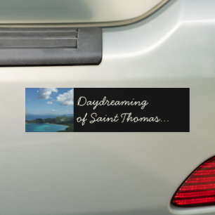 Magens Bay, St. Thomas Beautiful Island Scene Bumper Sticker