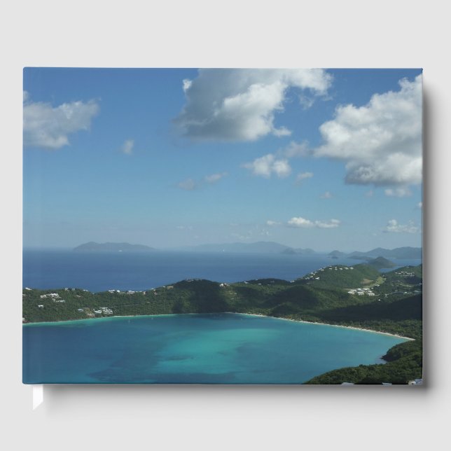 Magens Bay, St. Thomas Beautiful Island Scene Guest Book (Front)