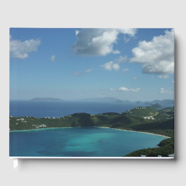Magens Bay, St. Thomas Beautiful Island Scene Guest Book (Front)