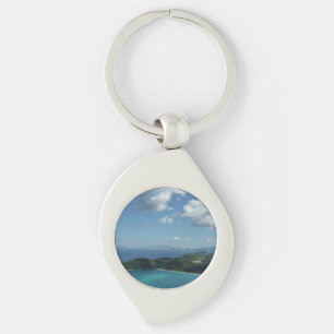 Magens Bay, St. Thomas Beautiful Island Scene Keychain