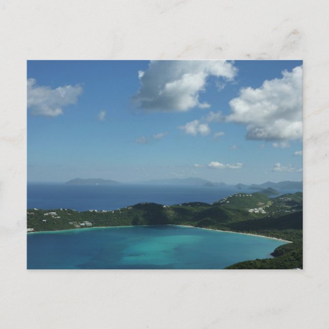 Magens Bay, St. Thomas Beautiful Island Scene Postcard (Front)