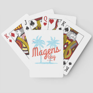 Magens Bay St. Thomas USVI Vintage Coral Type Playing Cards