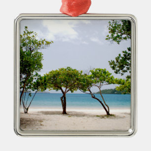 Magens Bay, USVI Metal Ornament