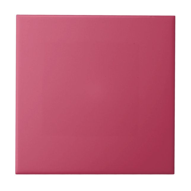 Magenta Alive -- Medium Pink Solid Colour Tile (Front)