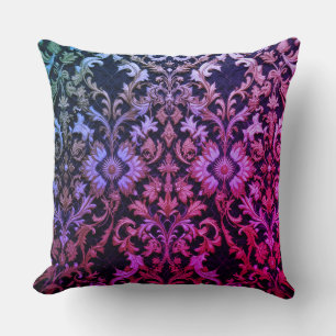 Magenta Allure Throw Pillow