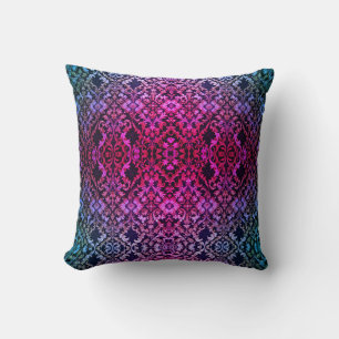 Magenta Allure Throw Pillow
