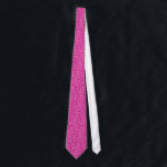 Magenta and Pink Leopard Print Tie<br><div class="desc">A large scale pattern of leopard print spots gets a modern twist in girlie magenta pink and pale carnation pink.</div>