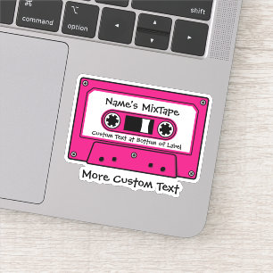 Magenta Audio Cassette Tape