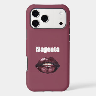 Magenta Burgundy Red Lips