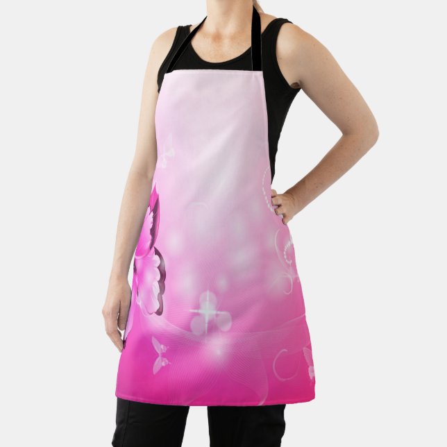 Magenta Butterfly Apron (Insitu)