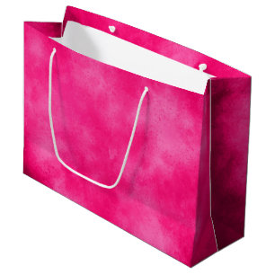 Magenta  Cloud Effect Gift Bag