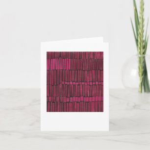 Magenta colourful abstract design card
