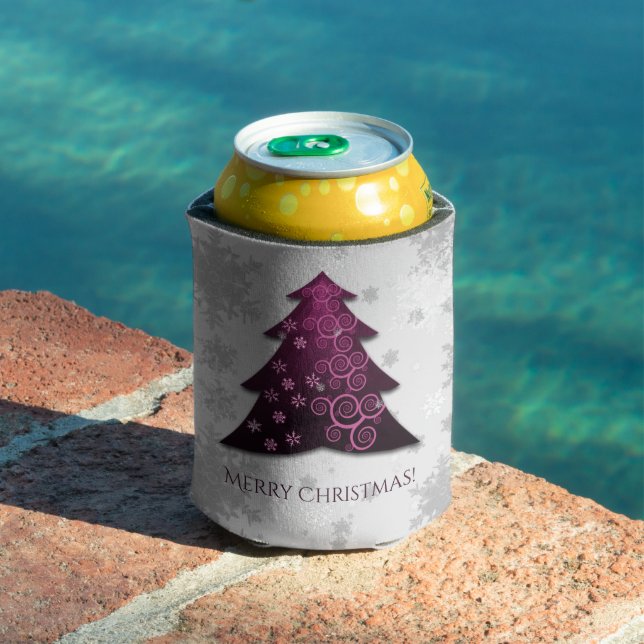 Magenta Festive Christmas Tree Cooler (In Situ Pool)