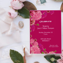 Magenta floral 