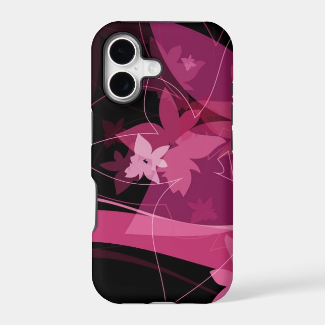 Magenta Floral Pattern (Back)